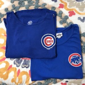 Cubs tees set of 2 sz L